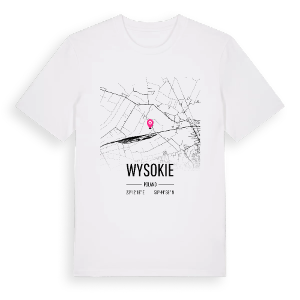 Wysokie karta t-shirt – ekologisk bomull t-shirt från Pinshirt