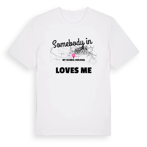 Någon i Wyżnianka-Kolonia älskar mig t-shirt – ekologisk bomull t-shirt från Pinshirt