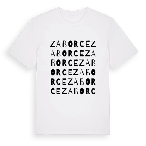 Zaborce ordlek t-shirt – ekologisk bomull t-shirt från Pinshirt