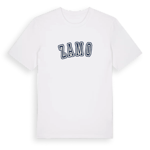 Zamość college t-shirt – ekologisk bomull t-shirt från Pinshirt