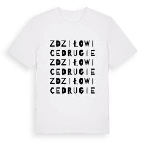 Zdziłowice Drugie ordlek t-shirt – ekologisk bomull t-shirt från Pinshirt