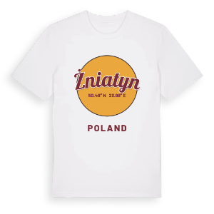 Żniatyn cirkel t-shirt – ekologisk bomull t-shirt från Pinshirt