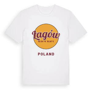 Łagów cirkel t-shirt – ekologisk bomull t-shirt från Pinshirt