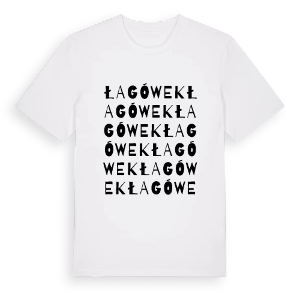 Łagówek ordlek t-shirt – ekologisk bomull t-shirt från Pinshirt