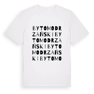 Bytom Odrzański ordlek t-shirt – ekologisk bomull t-shirt från Pinshirt