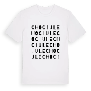 Chociule ordlek t-shirt – ekologisk bomull t-shirt från Pinshirt