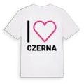 Jag älskar Czerna t-shirt stort tryck