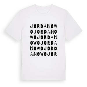 Jordanowo ordlek t-shirt – ekologisk bomull t-shirt från Pinshirt