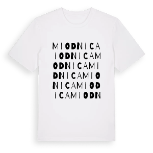 Miodnica ordlek t-shirt – ekologisk bomull t-shirt från Pinshirt
