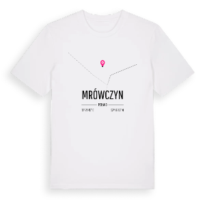 Mrówczyn karta t-shirt – ekologisk bomull t-shirt från Pinshirt