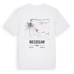 Niegosław karta t-shirt – ekologisk bomull t-shirt från Pinshirt