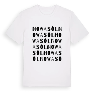 Nowa Sól ordlek t-shirt – ekologisk bomull t-shirt från Pinshirt