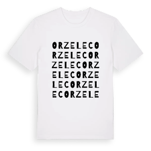 Orzelec ordlek t-shirt – ekologisk bomull t-shirt från Pinshirt