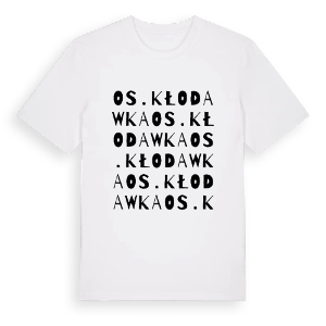 Os. Kłodawka ordlek t-shirt – ekologisk bomull t-shirt från Pinshirt
