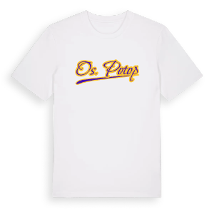 Os. Potop baseball t-shirt – ekologisk bomull t-shirt från Pinshirt