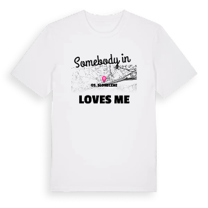 Någon i Os. Słoneczne älskar mig t-shirt – ekologisk bomull t-shirt från Pinshirt