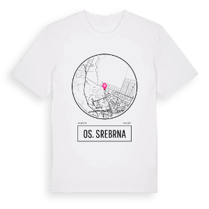 Os. Srebrna t-shirt – ekologisk bomull t-shirt från Pinshirt