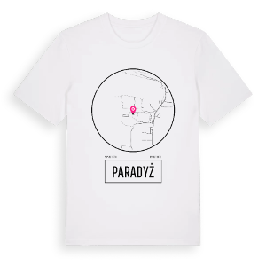 Paradyż t-shirt – ekologisk bomull t-shirt från Pinshirt