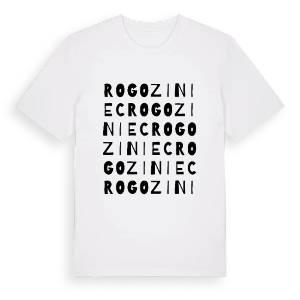Rogoziniec ordlek t-shirt – ekologisk bomull t-shirt från Pinshirt