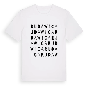 Rudawica ordlek t-shirt – ekologisk bomull t-shirt från Pinshirt