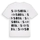 Samsonki ordlek t-shirt