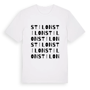 Stilon ordlek t-shirt – ekologisk bomull t-shirt från Pinshirt