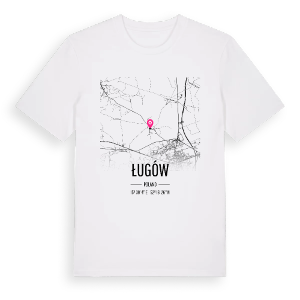 Ługów karta t-shirt – ekologisk bomull t-shirt från Pinshirt