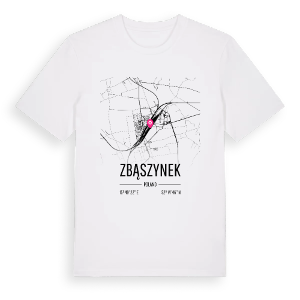 Zbąszynek karta t-shirt – ekologisk bomull t-shirt från Pinshirt