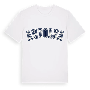 Antolka college t-shirt – ekologisk bomull t-shirt från Pinshirt