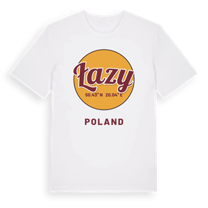 Łazy cirkel t-shirt – ekologisk bomull t-shirt från Pinshirt