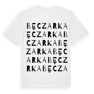 Bęczarka ordlek t-shirt – ekologisk bomull t-shirt från Pinshirt