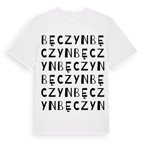 Bęczyn ordlek t-shirt – ekologisk bomull t-shirt från Pinshirt