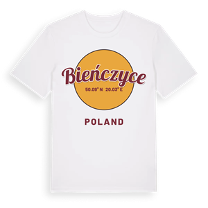 Bieńczyce cirkel t-shirt – ekologisk bomull t-shirt från Pinshirt