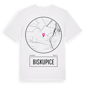 Biskupice t-shirt – ekologisk bomull t-shirt från Pinshirt