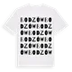 Bodzów ordlek t-shirt