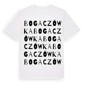 Bogaczówka ordlek t-shirt – ekologisk bomull t-shirt från Pinshirt
