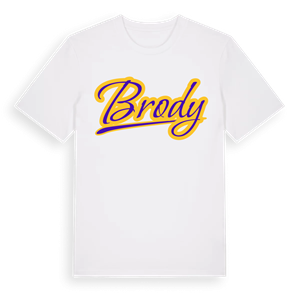 Brody baseball t-shirt – ekologisk bomull t-shirt från Pinshirt