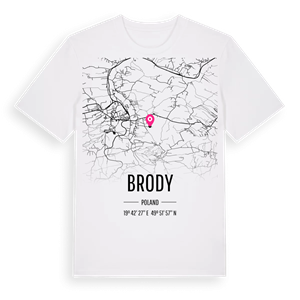 Brody karta t-shirt – ekologisk bomull t-shirt från Pinshirt