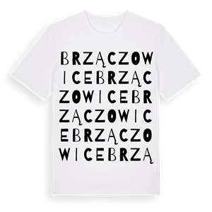 Brzączowice ordlek t-shirt – ekologisk bomull t-shirt från Pinshirt
