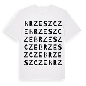 Brzeszcze ordlek t-shirt – ekologisk bomull t-shirt från Pinshirt