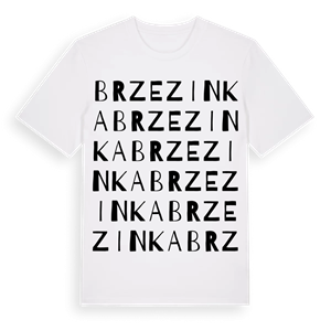 Brzezinka ordlek t-shirt – ekologisk bomull t-shirt från Pinshirt