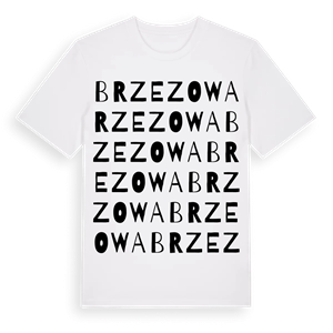 Brzezowa ordlek t-shirt – ekologisk bomull t-shirt från Pinshirt