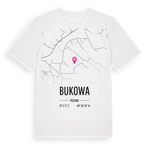 Bukowa karta t-shirt – ekologisk bomull t-shirt från Pinshirt