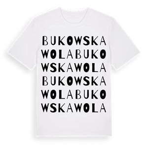 Bukowska Wola ordlek t-shirt – ekologisk bomull t-shirt från Pinshirt