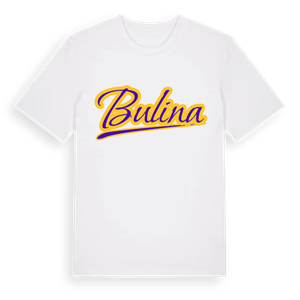 Bulina baseball t-shirt – ekologisk bomull t-shirt från Pinshirt
