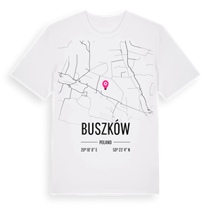 Buszków karta t-shirt – ekologisk bomull t-shirt från Pinshirt