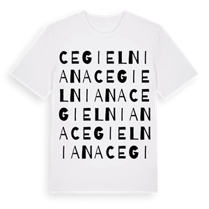 Cegielniana ordlek t-shirt – ekologisk bomull t-shirt från Pinshirt