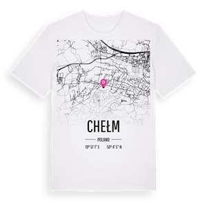 Chełm karta t-shirt – ekologisk bomull t-shirt från Pinshirt