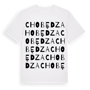 Chobędza ordlek t-shirt – ekologisk bomull t-shirt från Pinshirt