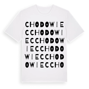 Chodowiec ordlek t-shirt – ekologisk bomull t-shirt från Pinshirt
